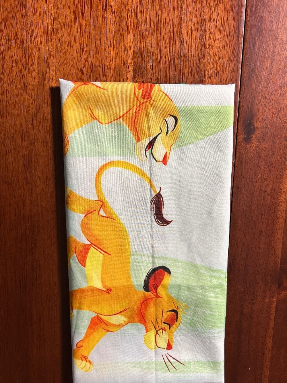 Vintage 90s Disney The Lion King Pillowcase Simba Nala Zazu